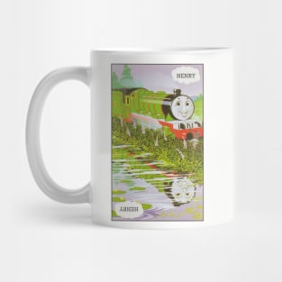 Henry the Green Engine Vintage Card Mug